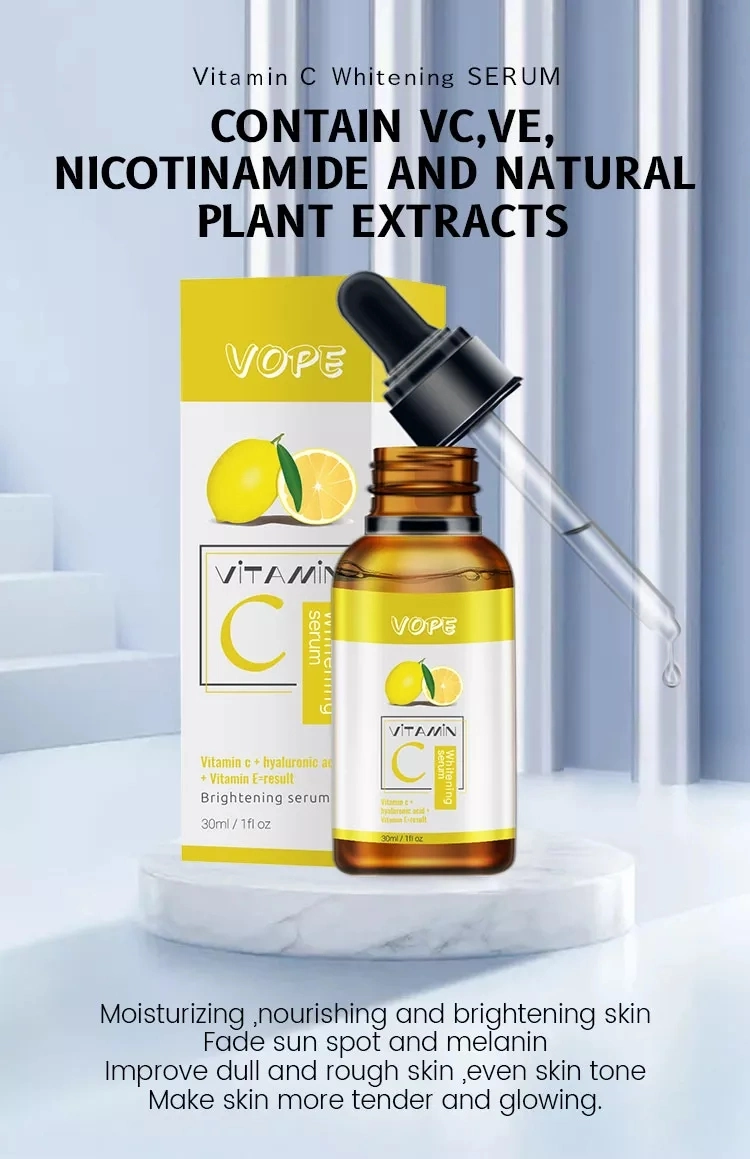 Natural Turmeric Brightening Skin Care Serum Whitening Vitamin C Serum