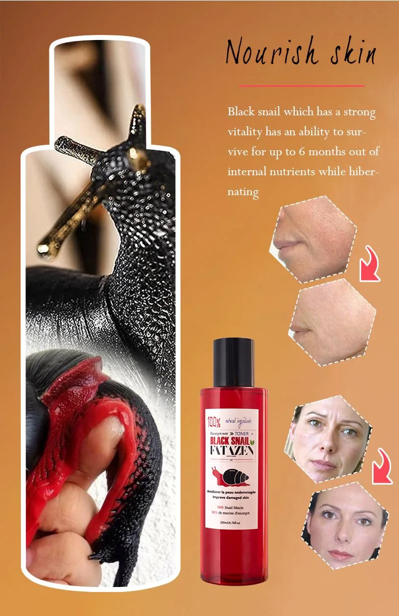 Anti-Aging Snail Toner Water Spray Skin Care Products Long Lasting Moisturizing Ton