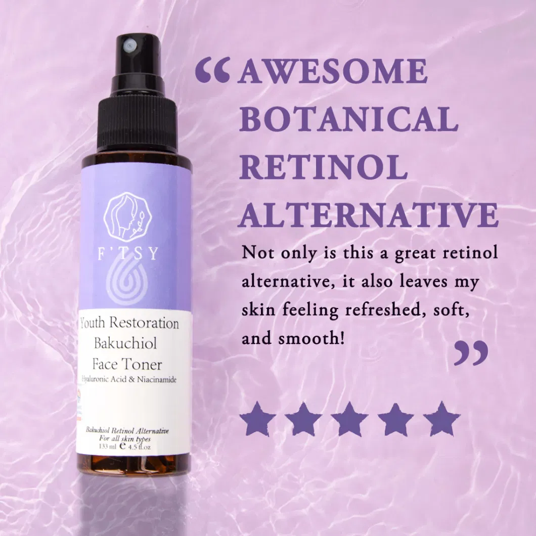 Hot Sale Brightening Anti Aging Hydrating Bakuchiol Facial Toner
