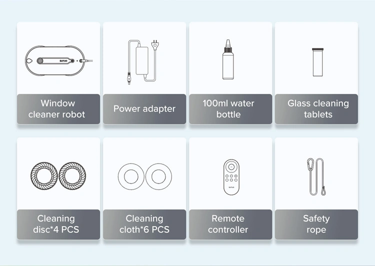 Robot Vacuum Cleaner Wet and Dry Window Cleaning Robot with APP Control Automatic Window Robot Cleaner Glass Clean
