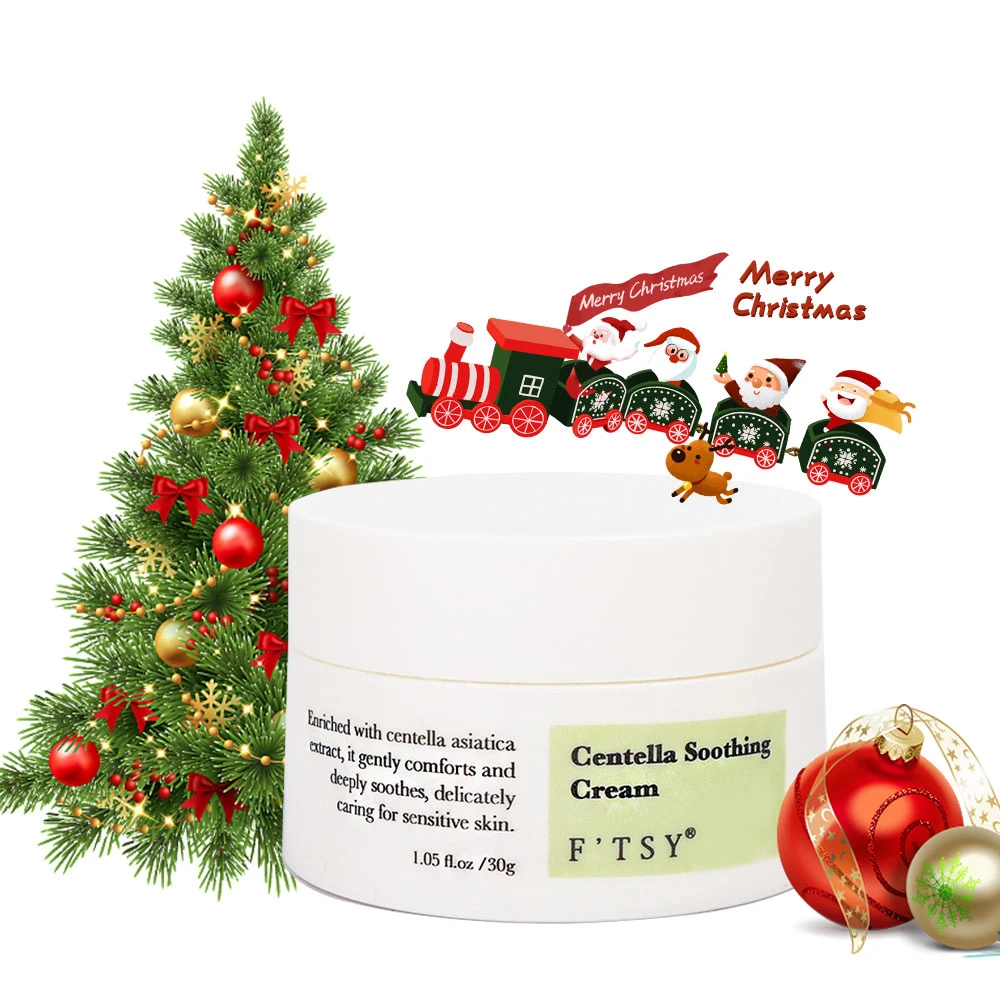 Best Selling Repairing Moisturizing Spot Lightening Marine Algae Squalane Skin Care Face Centella Asiatica Cream Moisturizer