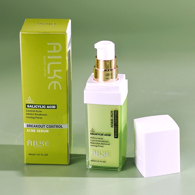 Ailke Wholesale Best Salycilic Acid Acne Pimple Face Brightening Acne Treatment Serum Facial