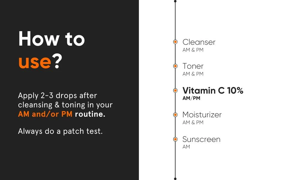 Beauty Custom 10% Organic Skincare Anti Wrinkle Dark Spot Anti-Aging Korean Face Vitamin C Serum for Face