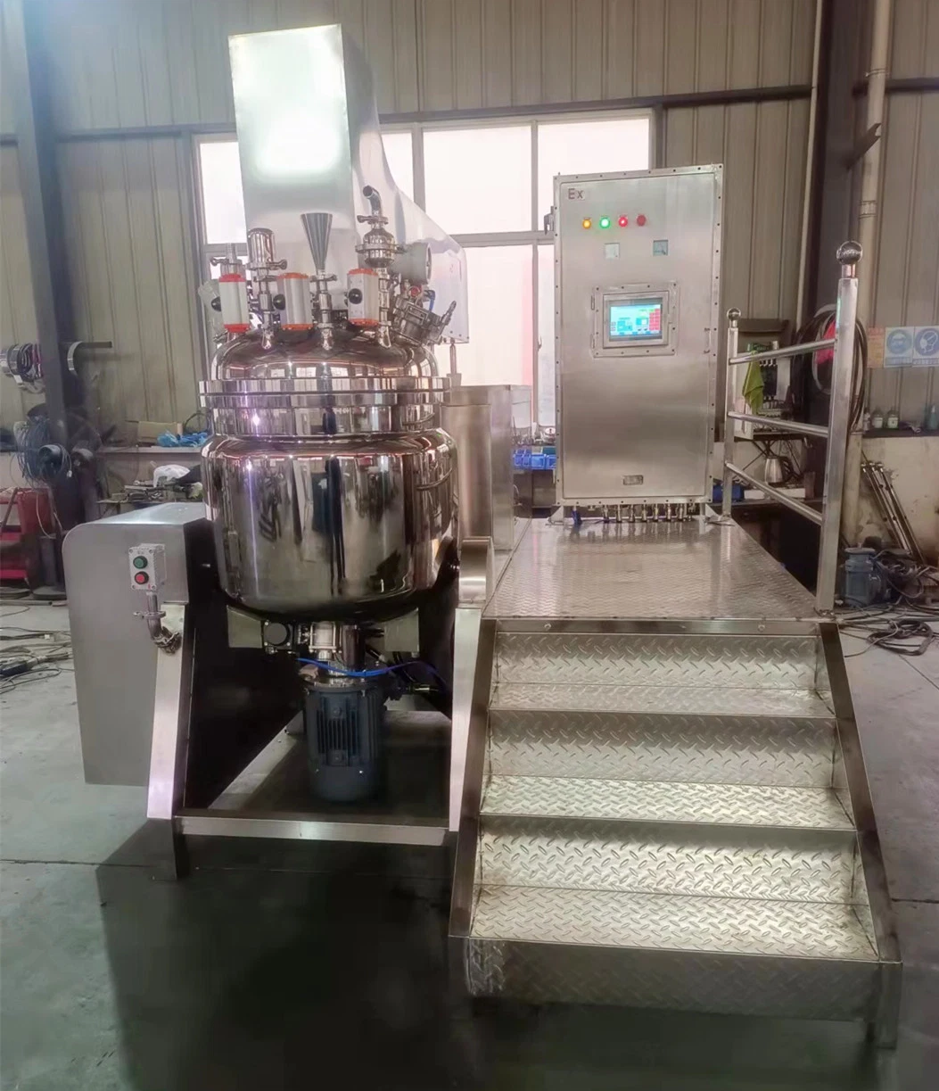 Pharmacy Industry Emulsifier Homogenizer Mixer Cosmetic Mixing Machine Detergent Machine