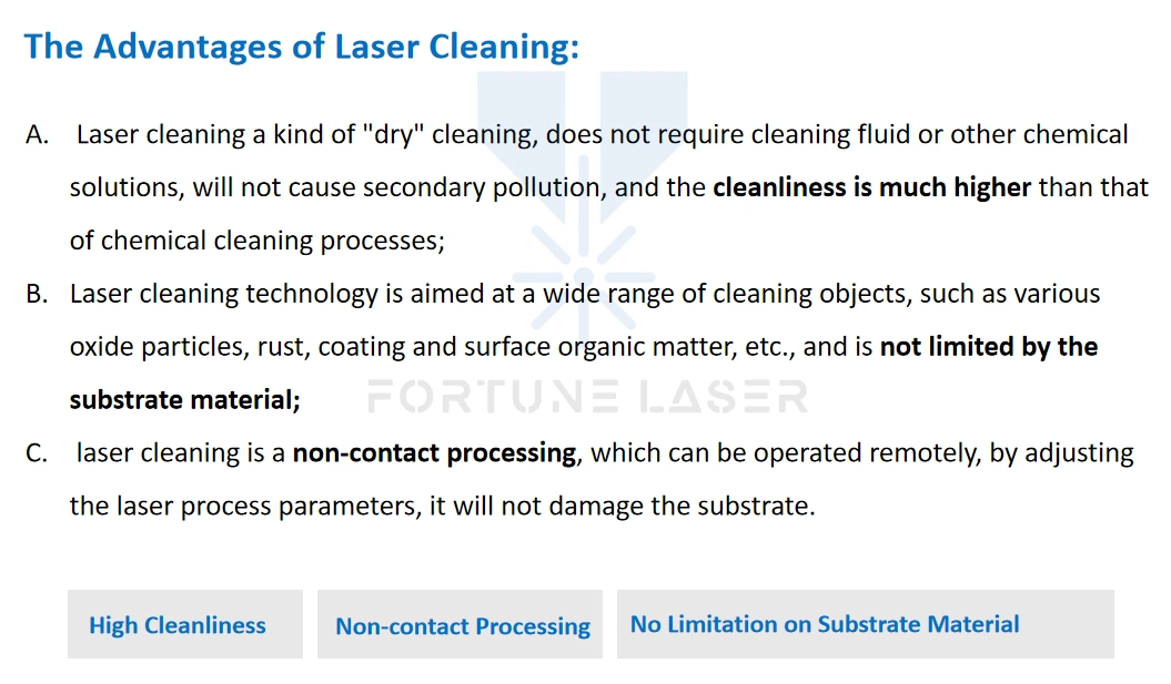 Rust Paint Powder-Coating Removal 50W Fiber Laser Cleaner Backpack Laser Cleaning Equipment 100W