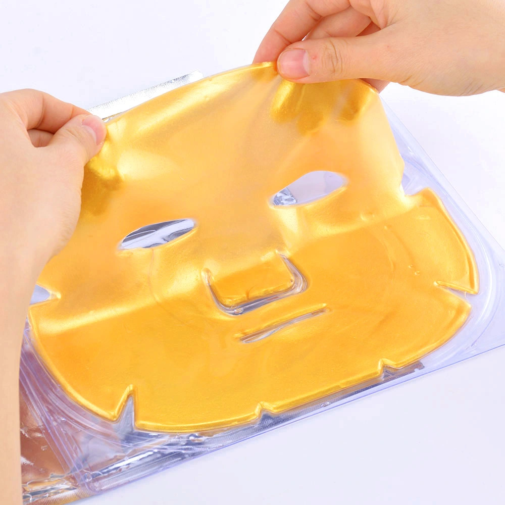 Top Skin Care 24K Gold Crystal Whitening Hyaluronic Acid Sheet Mask