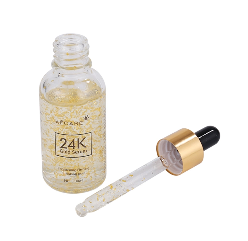 Best Anti-Aging Whitening Nourishing Collagen Organic Pure 24K Gold Serum Private Label