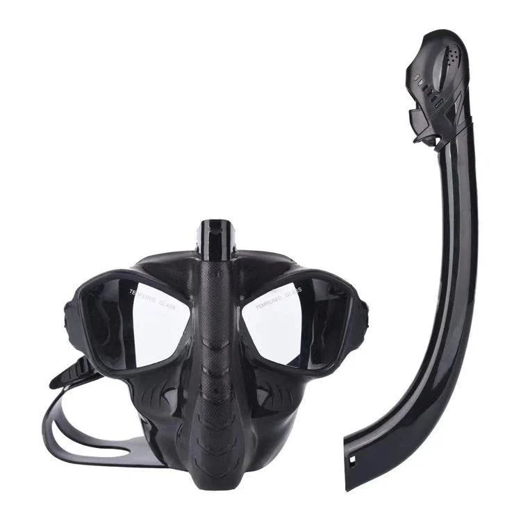 Full Dry Detachable Breathing Tube Silica Gel Coated Diving Mirror Snorkeling Mask