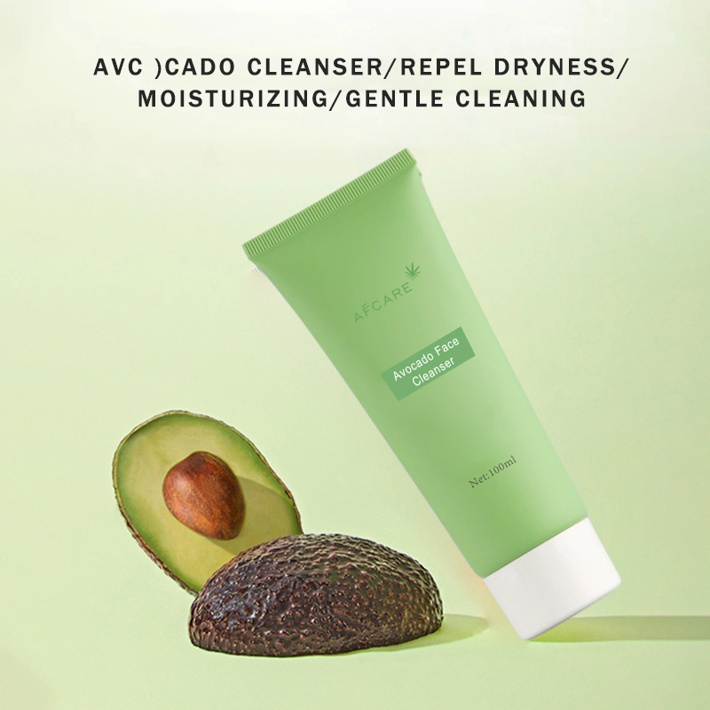 Beauty Clear Skin Care Make up Deep Facial Cleansing Powder Private Label Avocado Cleanser Face Wash Facial Foam Cleanser