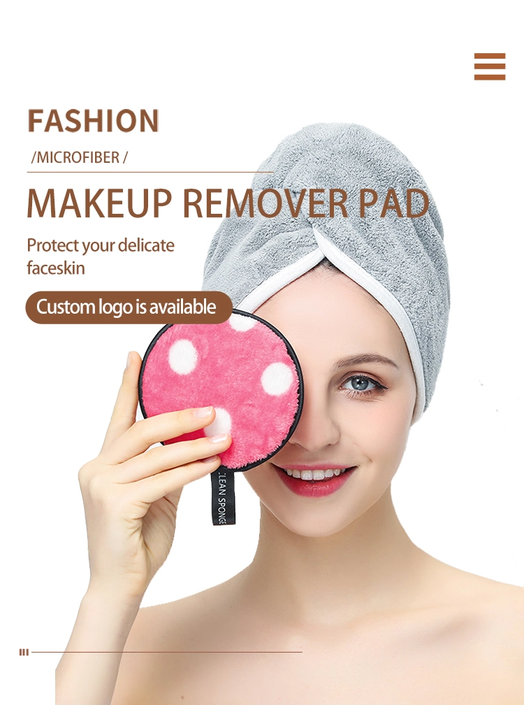 Natural Ultra-Soft Eyes Lips Makeup Remover Wipes Reusable Removing Wipes Cleansing Facial Rounds Wipes