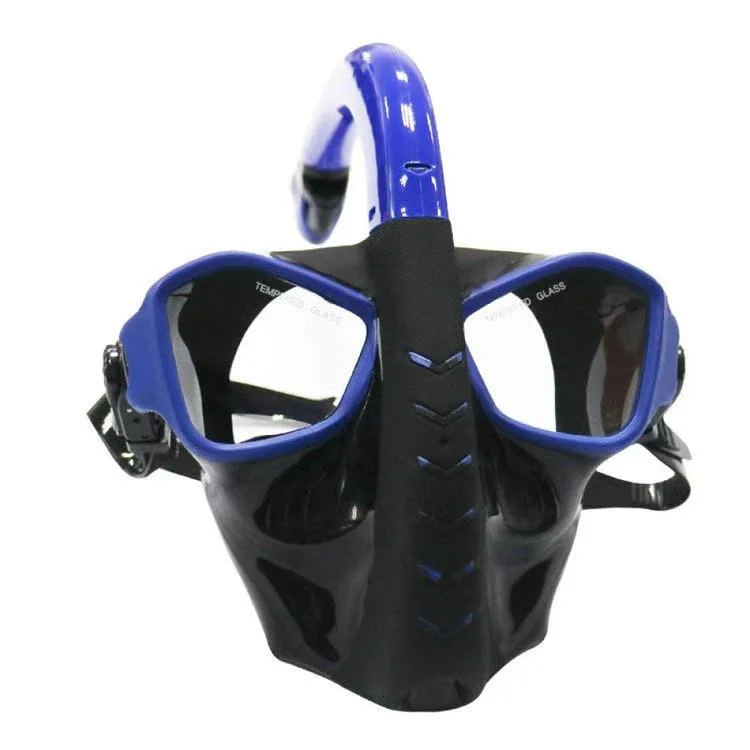 Full Dry Detachable Breathing Tube Silica Gel Coated Diving Mirror Snorkeling Mask