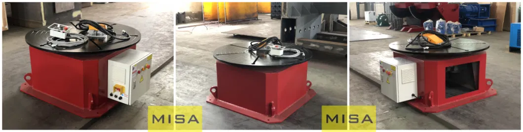 Electric Power Welding Positioner Turntable, Manual / Automatic Welding Equipment