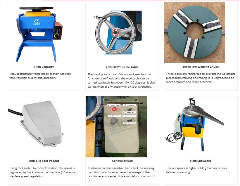 Welding Rotary Turn Table Rotator Positioner