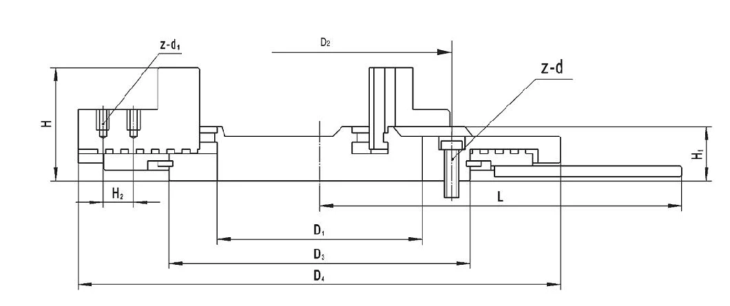 3 Jaw Self Centering Chuck Dia. 300mm Welding Machine Chucks