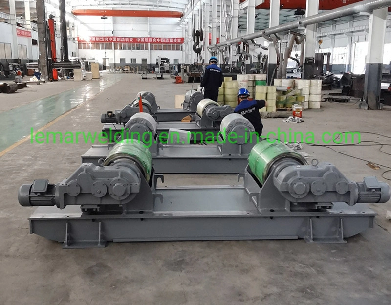 Fixed Type 100t Adjustable Tank Vessel Welding Turning Rolls Rotator