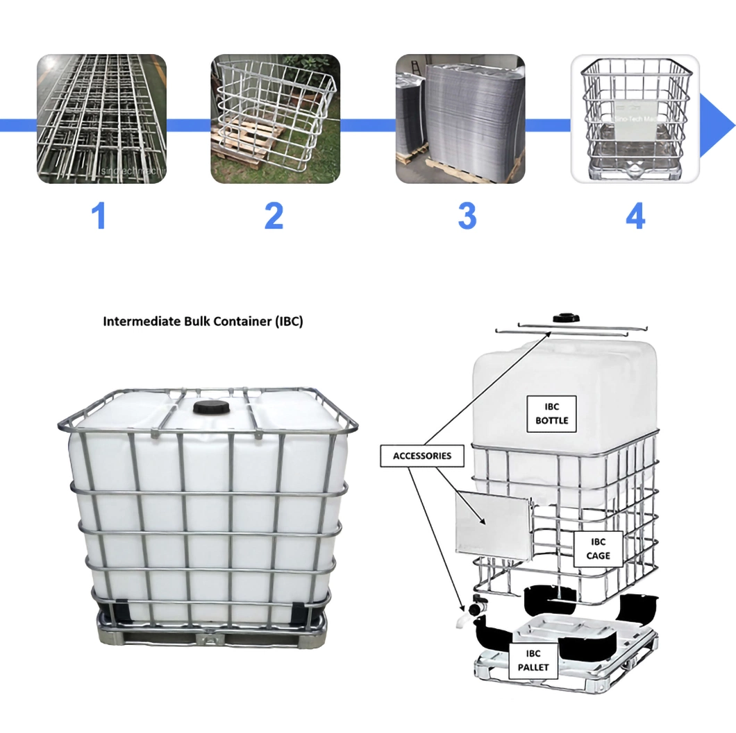 Automatic Feeder and Unloading System Automatic IBC Tank Cage Spot Welding Machine Welding Manipulator 6 Degrees of Freedom 6800