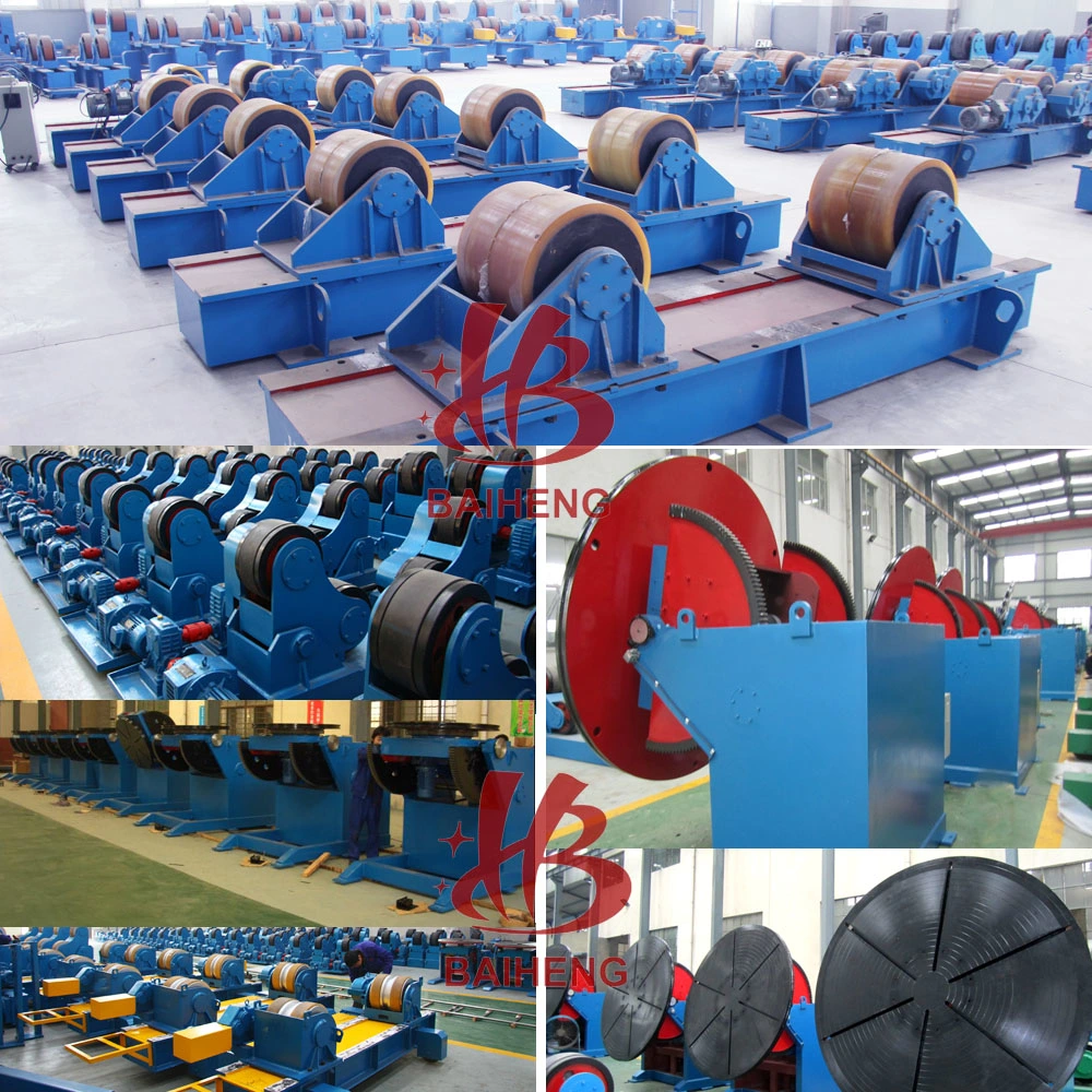 100 Ton PU Roller Pipe Welding Rotator Turning Rolls