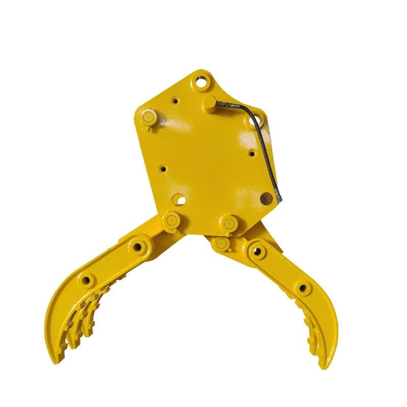 Hemei Log Wood Stone Loading Grapple Excavator Parts Hydraulic Wood Grapple