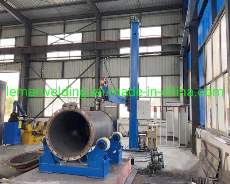 Pipe Inside and Outside Seam Welding Manipulator with Welding Turning Rolls