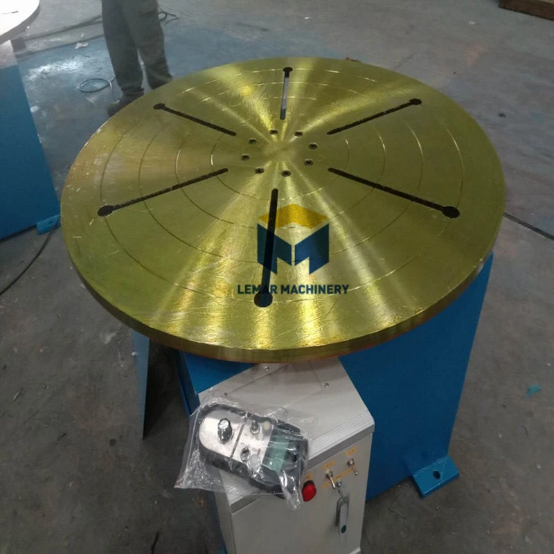 Motorized Welding Turntable Rotary Table Welding Positioner 2000kg Loading Capacity