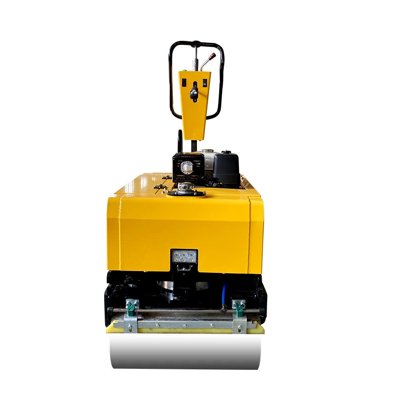 800kg Double Drum Road Roller Walk Behind Road Roller Asphalt Road Machine with Electric Start