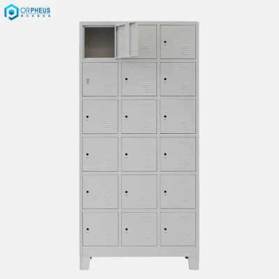 Heavy Duty Fitness Steel Locker Room Doors Shoe Rack Cabinet