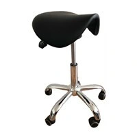 Simple Cheap Salon Saddle Stool Swivel Adjustable Hydraulic Beauty Stool Chair