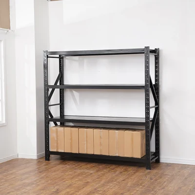 Metal Steel Shoes Clothes Usage Black Pantry Corner Rectangular Shelf