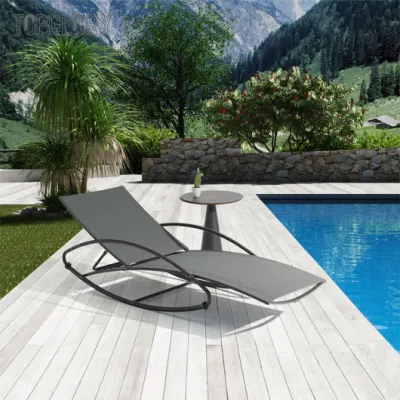 Wholesale Aluminum Swimming Pool Swing Chair Home Garden Outdoor Furniture Patio Sun Chaise Lounger Beach Chair