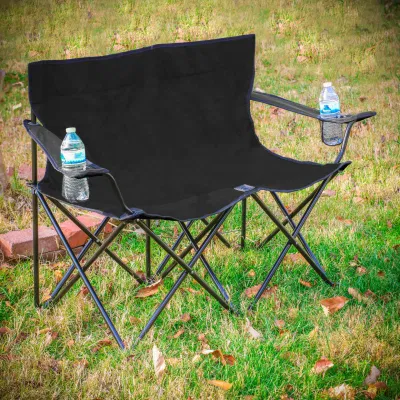 Outdoor Innovations Love Seat Style Double Seat Camping Chair