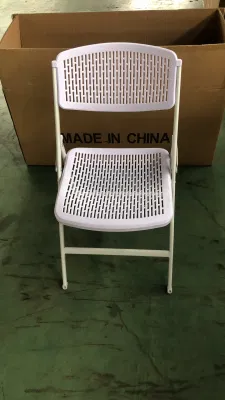  Plastic Foldable Mesh Chair for Banquet Gathering or Wedding Party