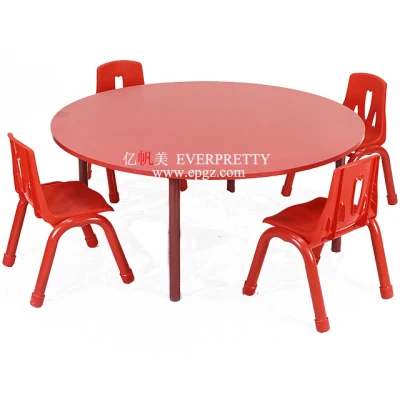 Butterfly Design Wooden Set Children Furniture Kids Study Table and Chair