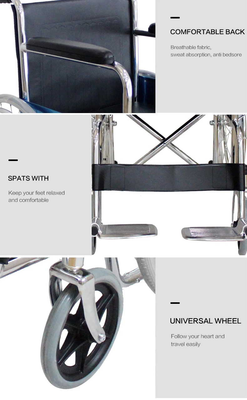 Disabled Product Folding Chair Multi-Functional Toilet Wheelchair Shower Commode Chair