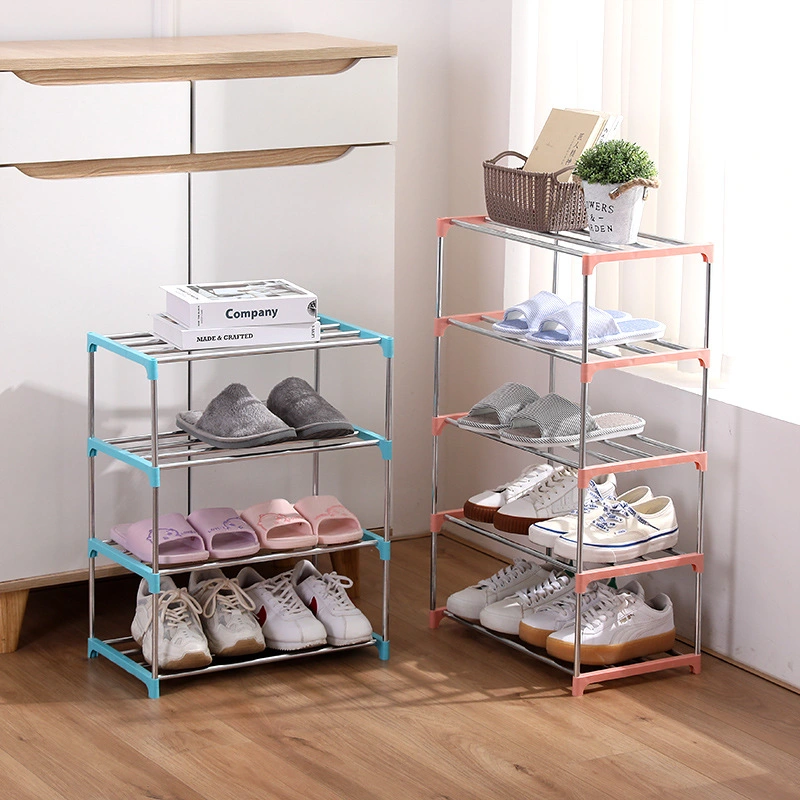 Multi-Layer Stainless Steel Shoe Rack Easy Assemble Storage Cabinet Home Organizer Shoe Rack