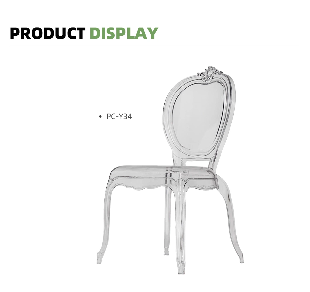 Stacking Wedding Clear Plastic Phoenix Chair for Sale