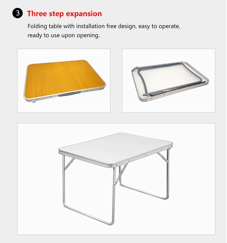 Lightweight Portable Folding Aluminum Alloy Picnic Table