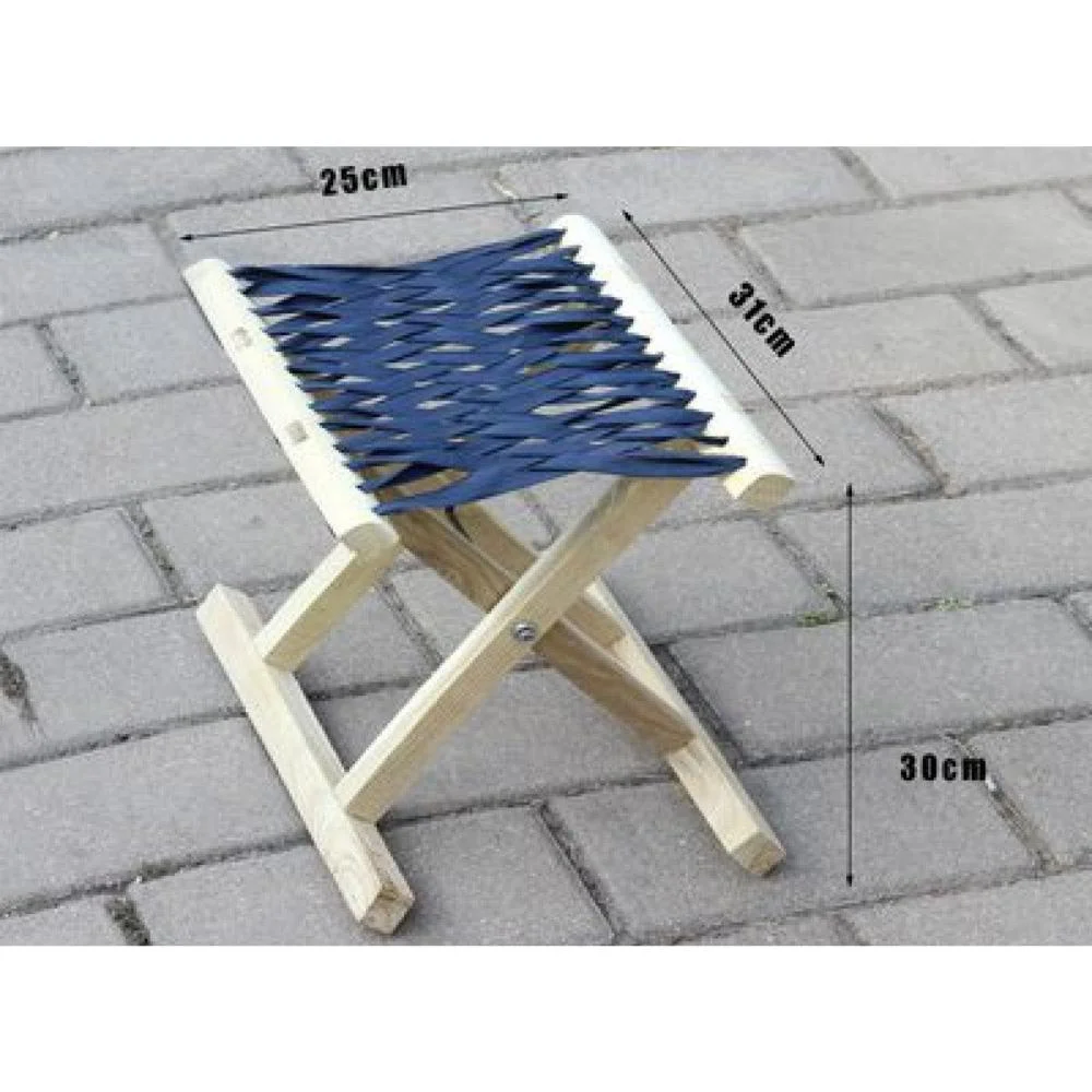 Folding Stool Multipurpose Bamboo Stool Low Stool Collapsible Folding Camping Multifunction Chair Wyz19553