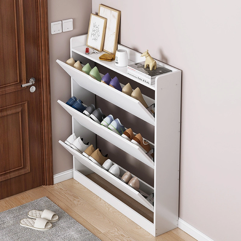 Hot Sales Hallway Furniture Household Narrow Door Indoor Wall Dump Shoe Cabinet