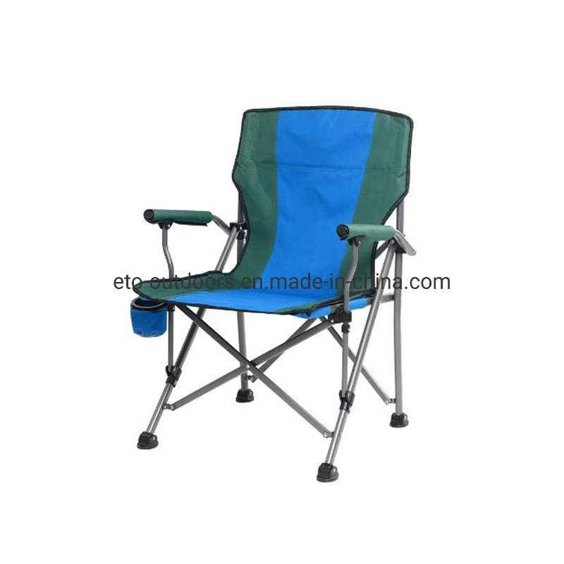 Deluxe Camping Folding Chair Durable Beach Chair Lawn Chair