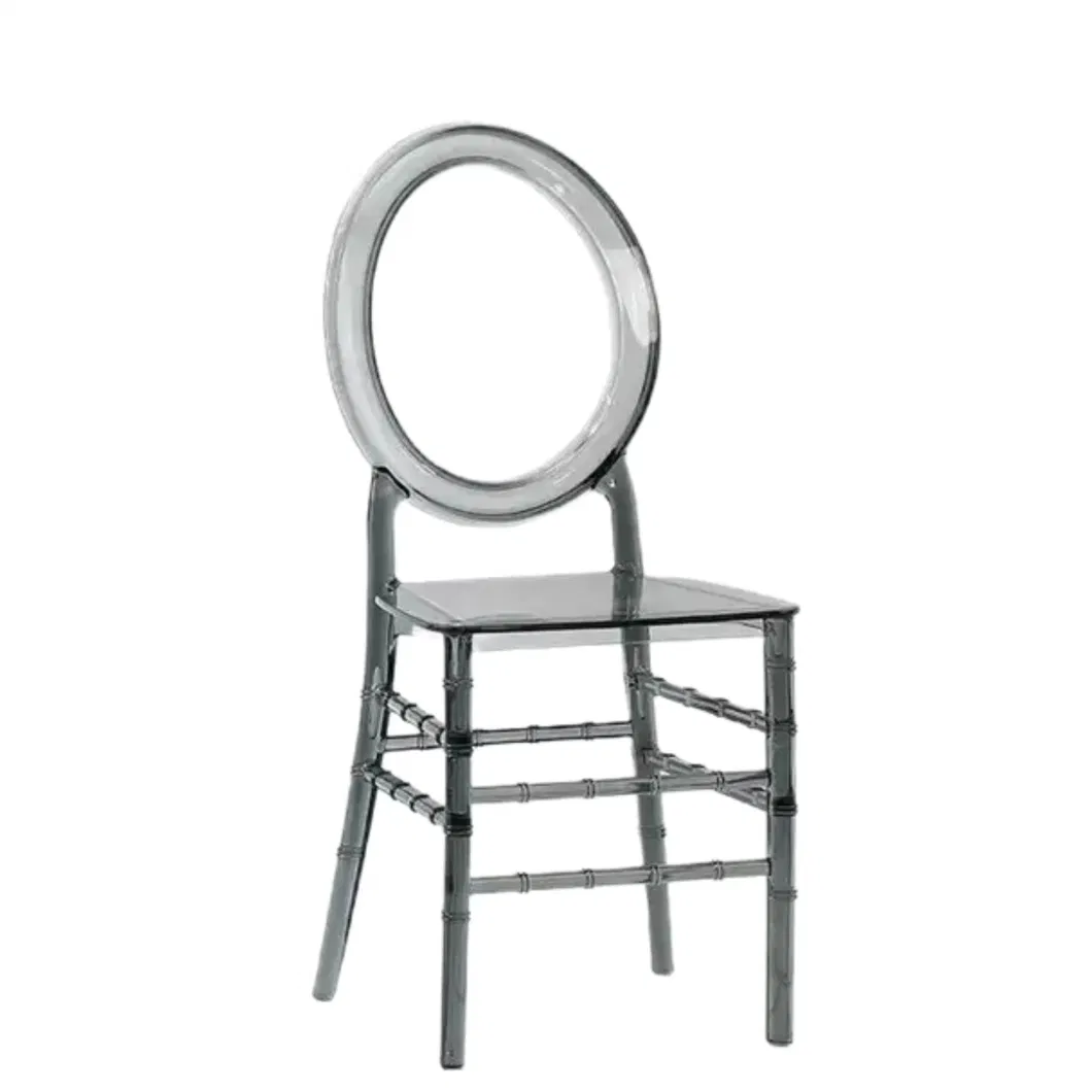 Modern Fancy Banquet Acrylic Dining Chairs for Events and Restaurant Wedding