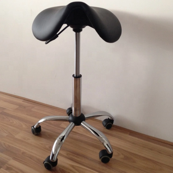 Simple Cheap Salon Saddle Stool Swivel Adjustable Hydraulic Beauty Stool Chair