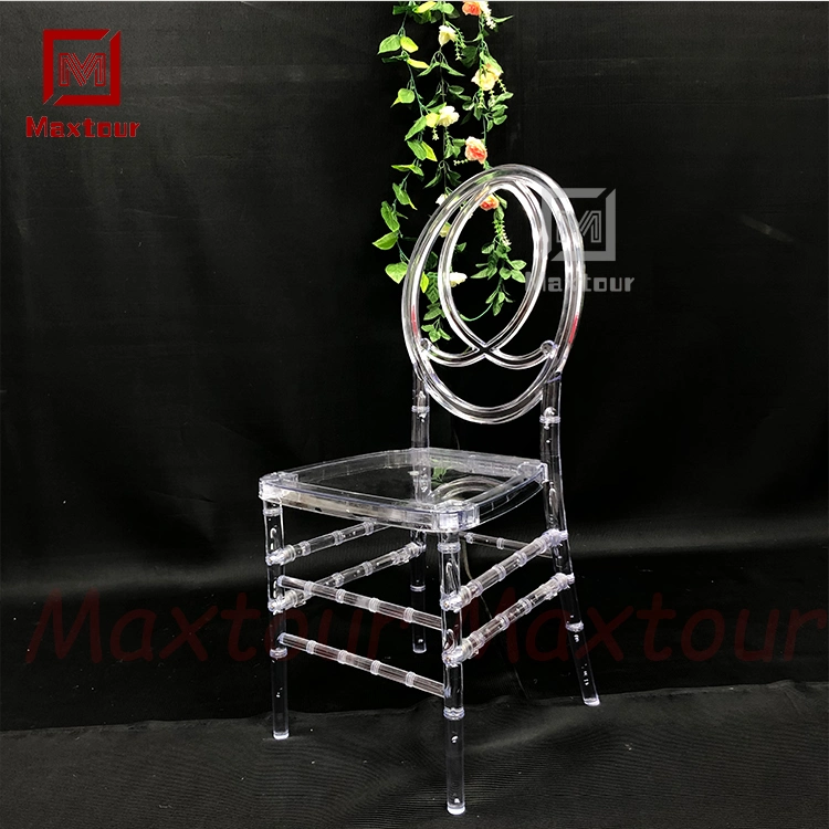 Strong Luxury Wedding Event Party Hotel Clear Plastic Phoenix Resin Chair