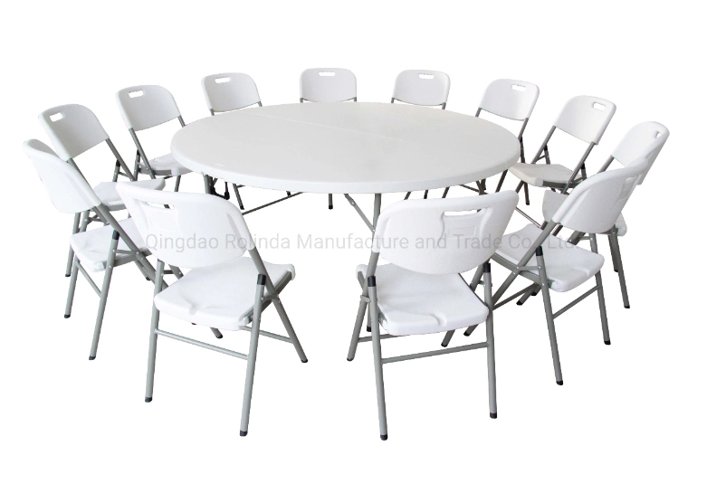 Heavy Duty Top Quality Outdoor Indoor Home Used Wedding Folding Dining Chairs White for Meeting Training Event Rental