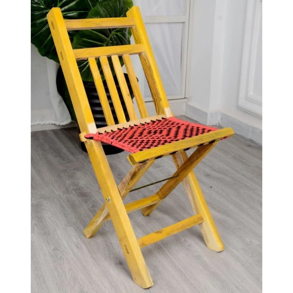 Folding Stool Multipurpose Bamboo Stool Low Stool Collapsible Ci19553