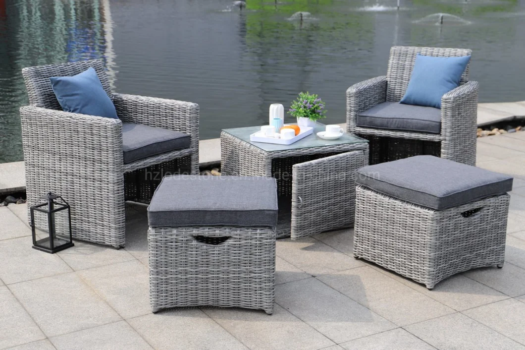 PE Wicker Outdoor Dining Conversation Set Rttan Bistro Patio Set