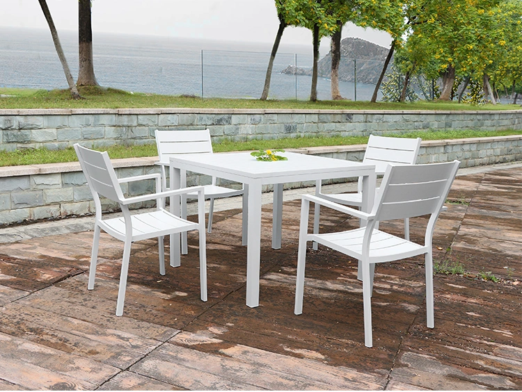 Top Quality Outdoor Garden Rattan Furniture Outside Table and Chair Dining Set Bistro Sets