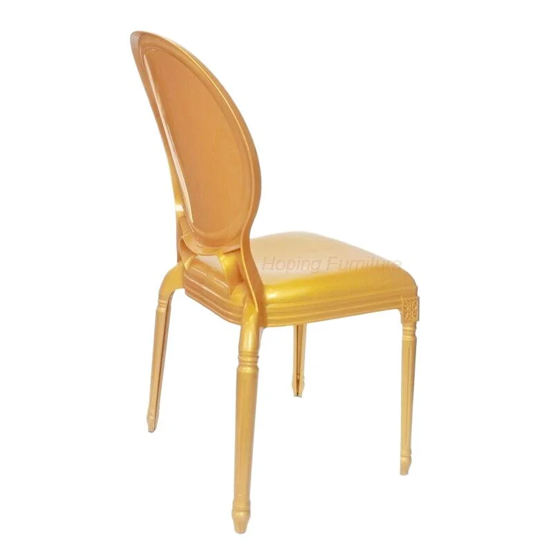 Low Price Plastic Round Back Louis Dining Chairs restaurant Chairs Outdoor Picnic Wedding Event