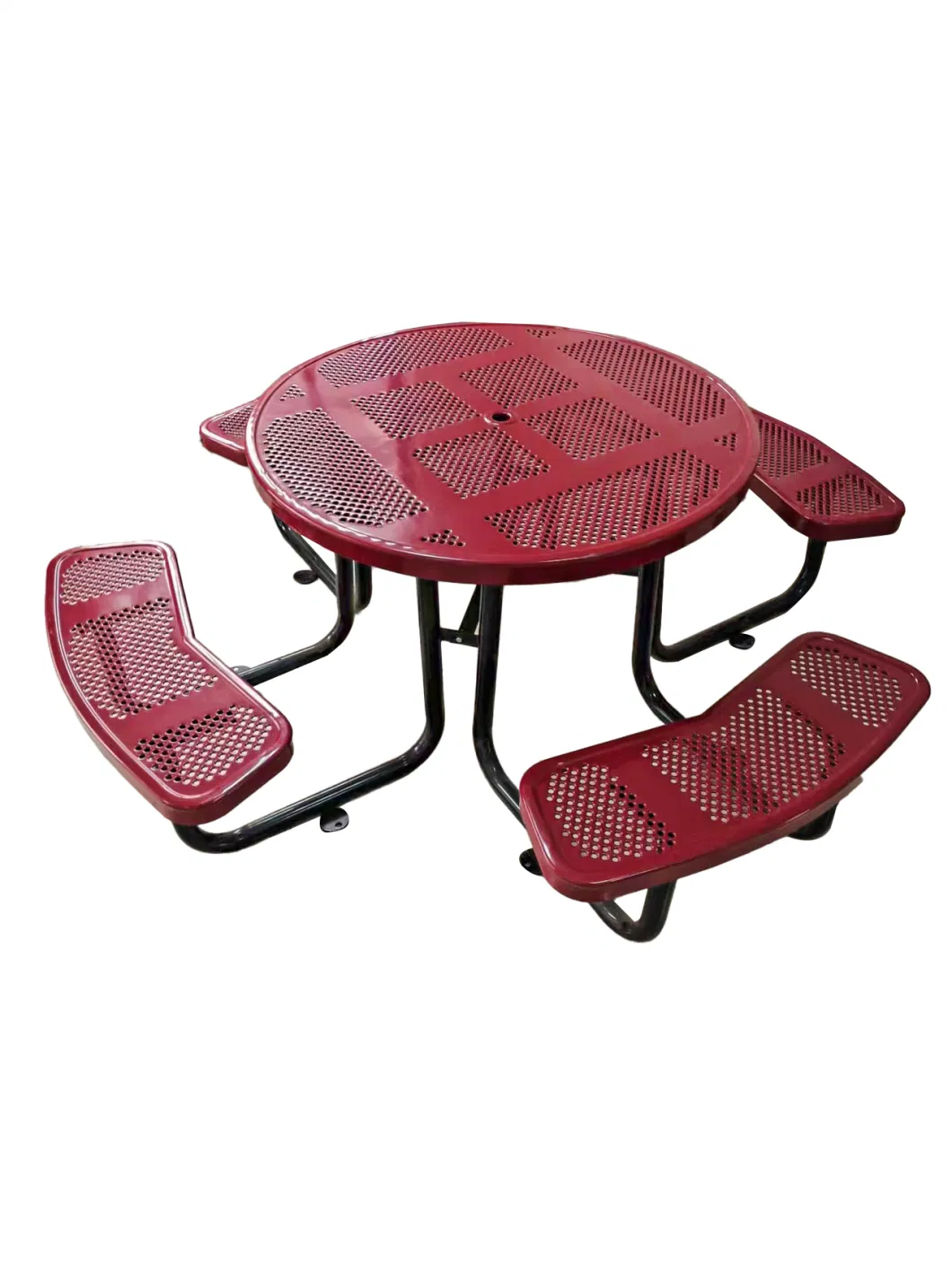 OEM 46&quot; Outdoor Thermoplastic Picnic Table Modern Heavy Duty Table and Chairs