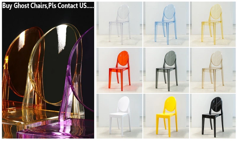 Garden White Color Acrylic Resin Wedding Garden Napoleon Dining Chairs