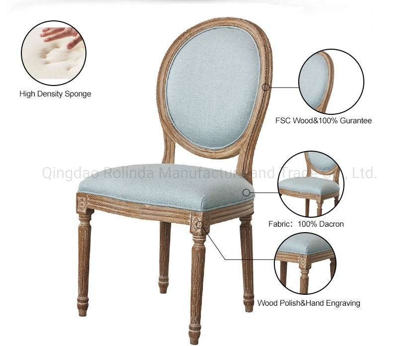 Whole Sale High Grade Quality Wood Antique French Louis Xv Chair Cane PU Leather Fabric Back Xvi Chairs for Hotel Dining Restaurant